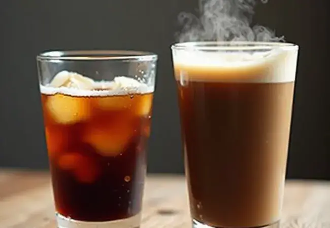 hot vs cold koffie