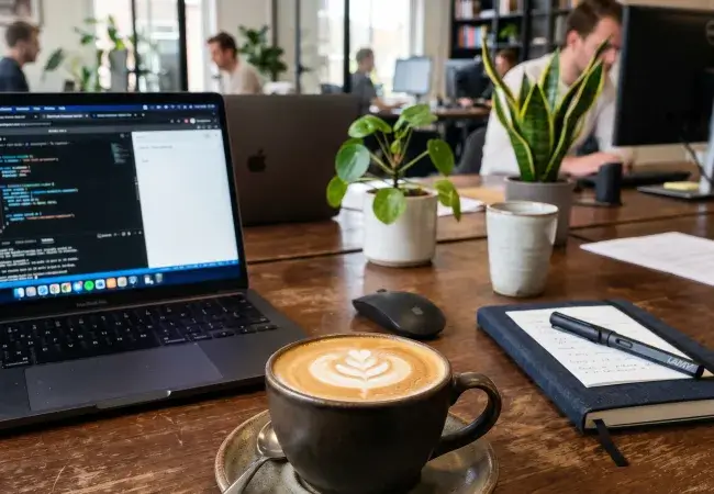 kop koffie op kantoor