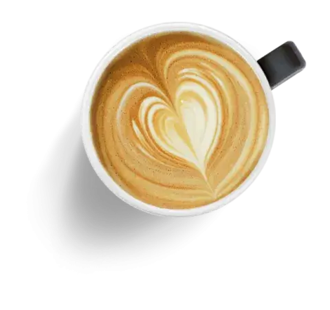 koffie met hartje